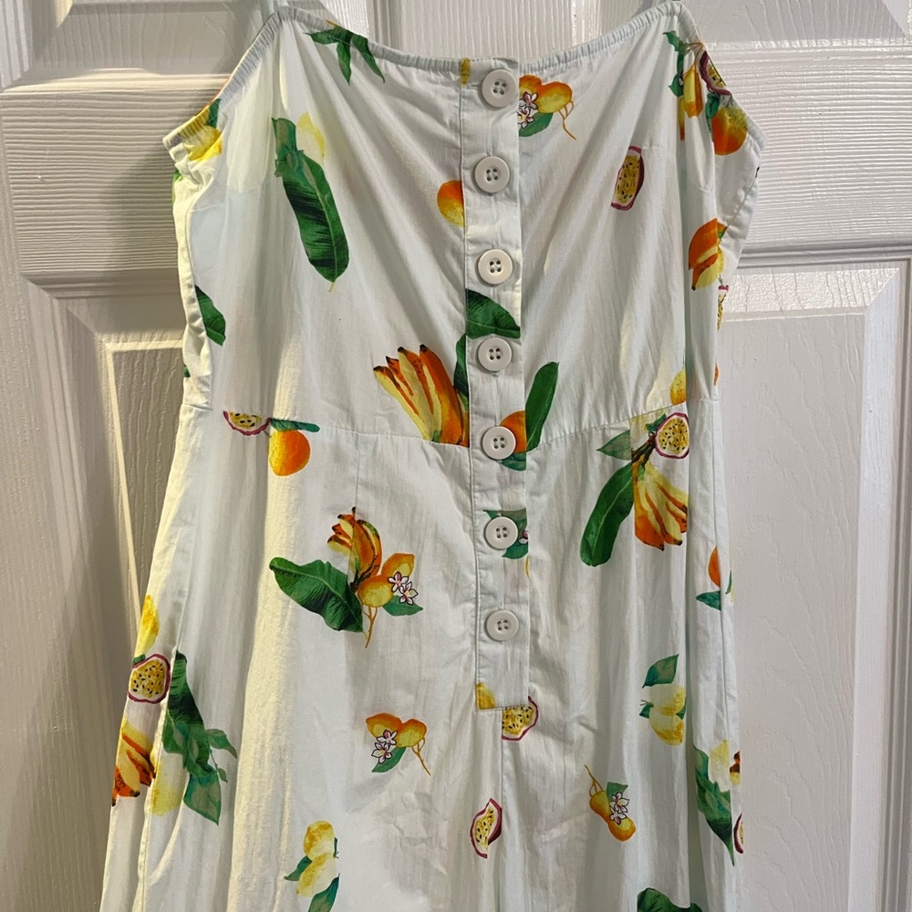 ASOS fruit Button-Down Jumpsuit - Picture 3 of 7